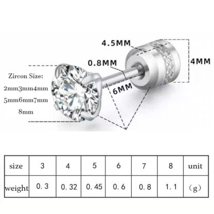 Sparking Stud Earrings - Image 5