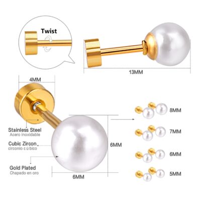 Stylish Stud Earrings - Image 2