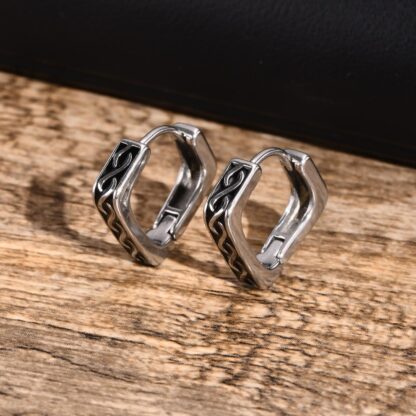 Geometric Hoop Earrings - Image 6