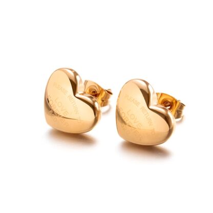Shiny Stud Earrings - Image 5
