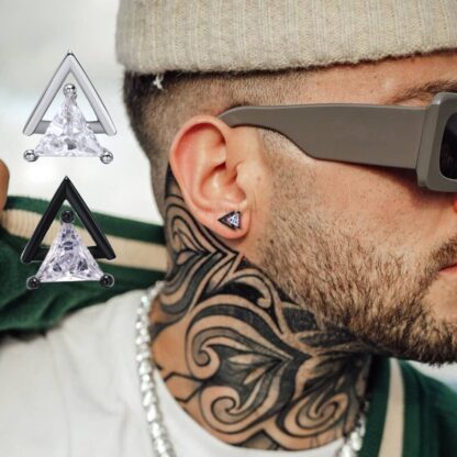 Triangle Stud Earrings