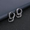 Tribal Geometric Drop Earrings - Image 5