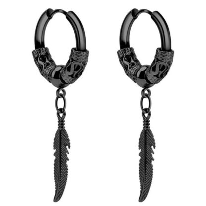 Tribal Geometric Drop Earrings - Image 6