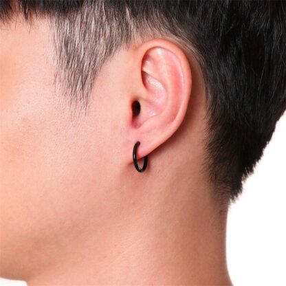 Simple Hoop Earrings - Image 2