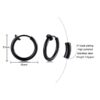 Simple Hoop Earrings - Image 4