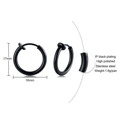 Simple Hoop Earrings - Image 4