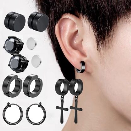 Non-Piercing Magnetic Stud Earrings - Image 2