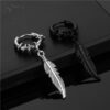 Rock and Roll Feather Earrings - Image 3