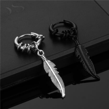 Rock and Roll Feather Earrings - Image 3