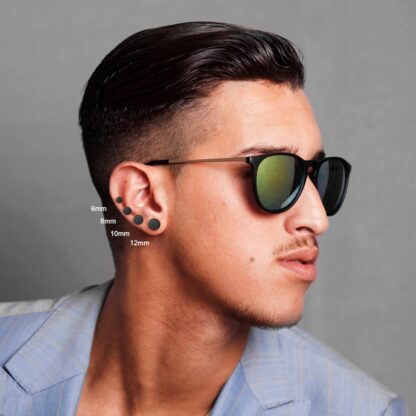Hip Hop Rock Screw Dumbbell Earrings - Image 2