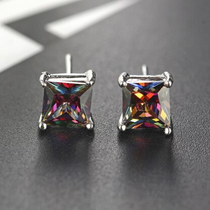 Hip Hop Square Earrings - Image 4