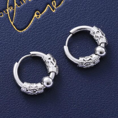Men's Hip Hop Round Earring - Image 4