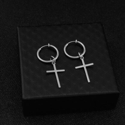 Cross Punk Earrings - Image 2