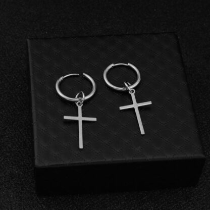 Cross Punk Earrings - Image 3
