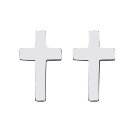Cross Stud Earrings - Image 3