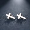 Cross Stud Earrings - Image 4