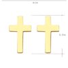 Cross Stud Earrings - Image 5