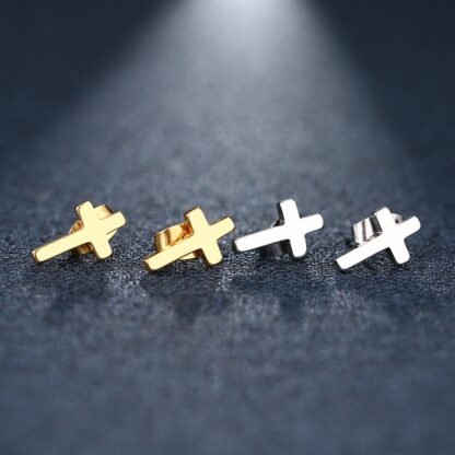 Cross Stud Earrings