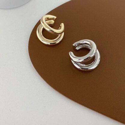 Double Circle Ear Cuff