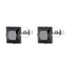 Square  Stud Earrings in Different Sizes - Image 4