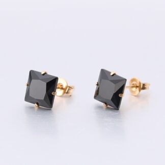 Square  Stud Earrings in Different Sizes