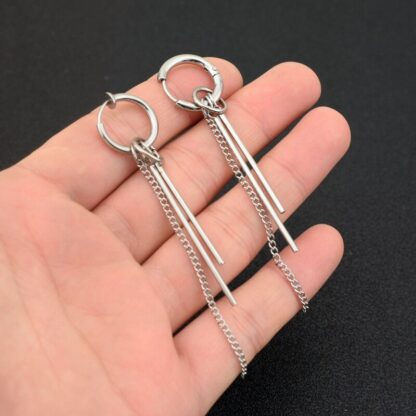 Chain Fringe Earrings - Image 2