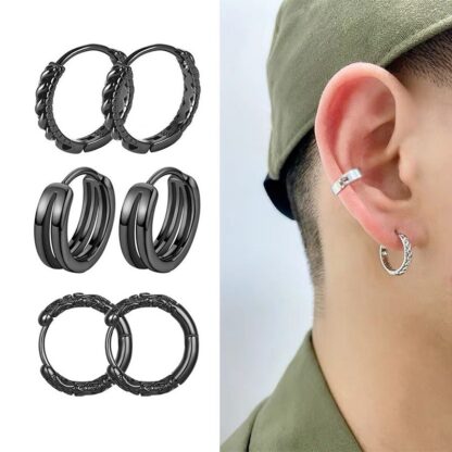 Gothic Style Ear Buckle Earrings