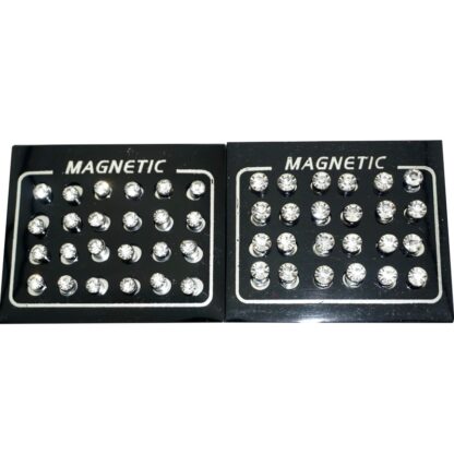Magnetic  Earring with Crystal Rhinestone - Image 4