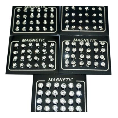 Magnetic  Earring with Crystal Rhinestone - Image 5