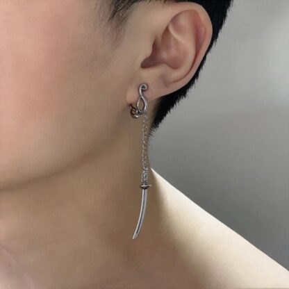 New Sword Drop Earring