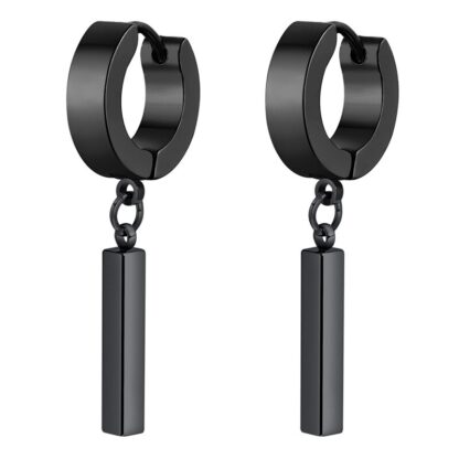 Men’s Vintage Huggie Earrings - Image 4