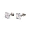 Square  Stud Earrings in Different Sizes - Image 3