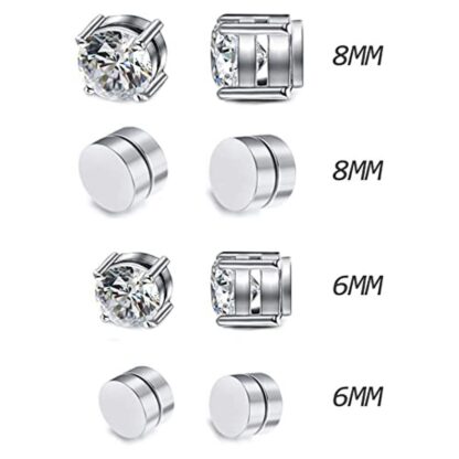 Non-Perforated Magnetic Earrings - Image 3