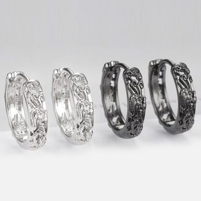 Wealth and Luck Hoop Earrings - Image 2