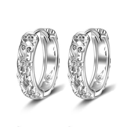 Wealth and Luck Hoop Earrings - Image 3