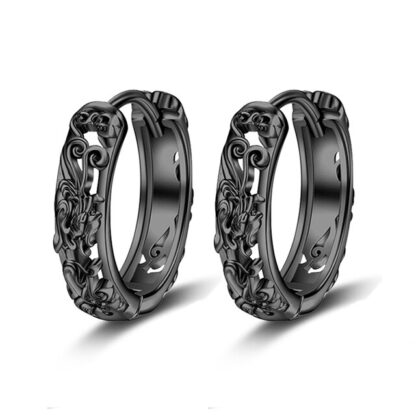 Wealth and Luck Hoop Earrings - Image 4