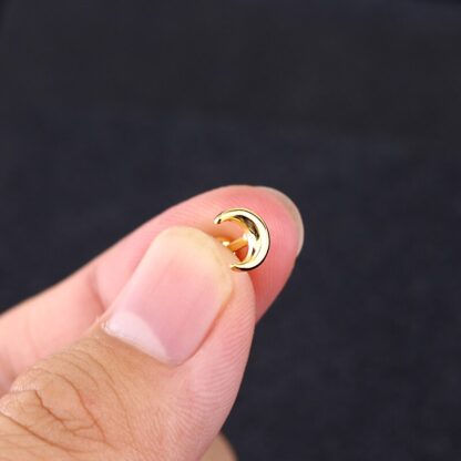 Small Geometric Stud Earrings - Image 5