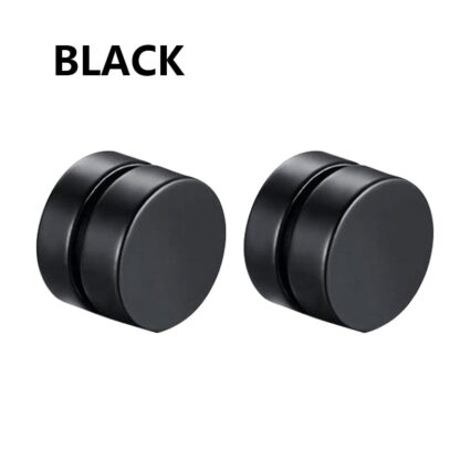 No-Piercing Round Magnet Earrings - Image 2