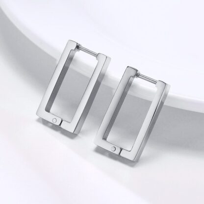 Simple Geometry Earrings - Image 2