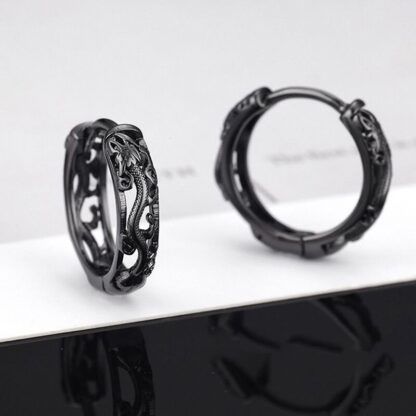 Hip Hop Dragon Earrings - Image 4