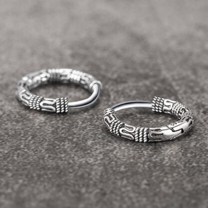 Needle Hoop Earrings for Everyday Wear - Image 3