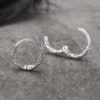 Needle Hoop Earrings for Everyday Wear - Image 2