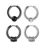Rock Ball Ear Hoops - Image 3
