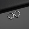 Rock Ball Ear Hoops - Image 4