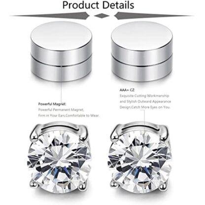 2 Pairs Cool Magnetic Earring Set - Image 2