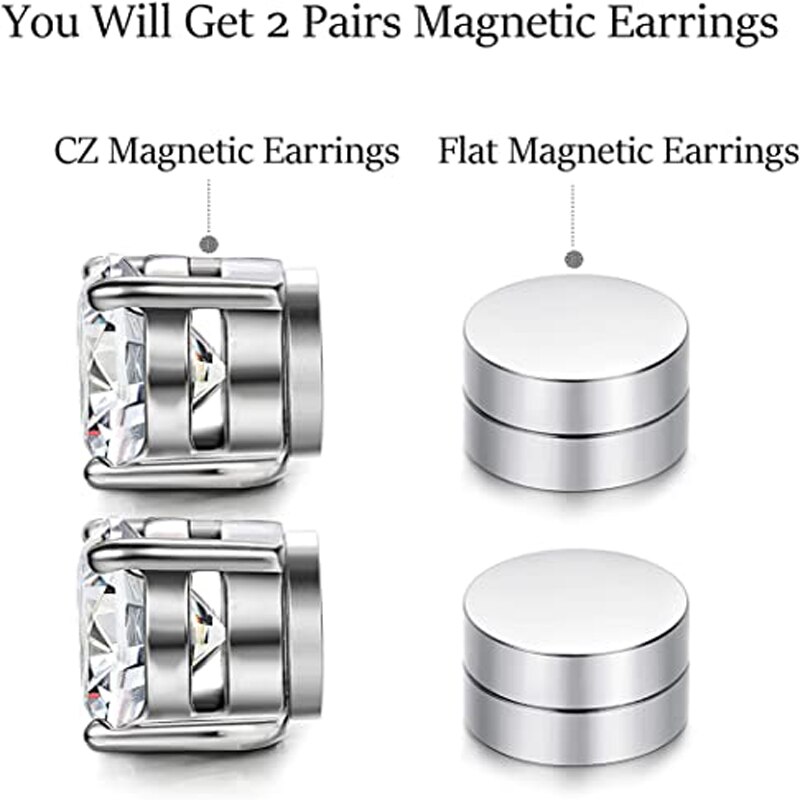 Black Shadow Magnetic Studs Earrings Men Women Boys Kids Costume Jewellery  | eBay