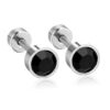 Round Cubic Stud Earrings - Image 5