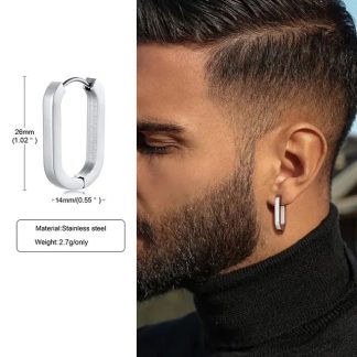 Geometric Honeycomb Hoops Men