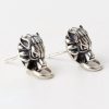 Wolf Head Stud Earrings - Image 3