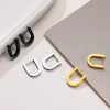 Geometric Honeycomb Hoops Men - Image 4